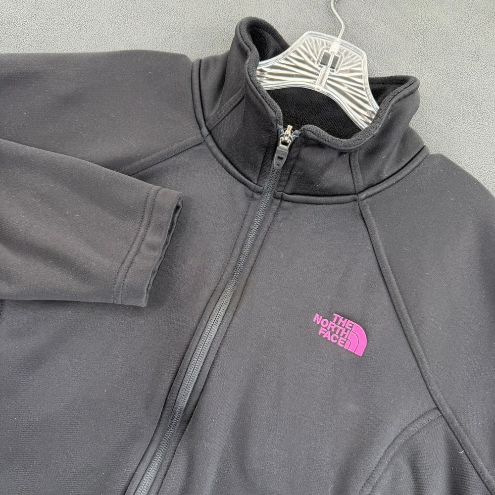 The North Face Pink Ribbon Breast Cancer Awareness Agave Black Jacket Women XL